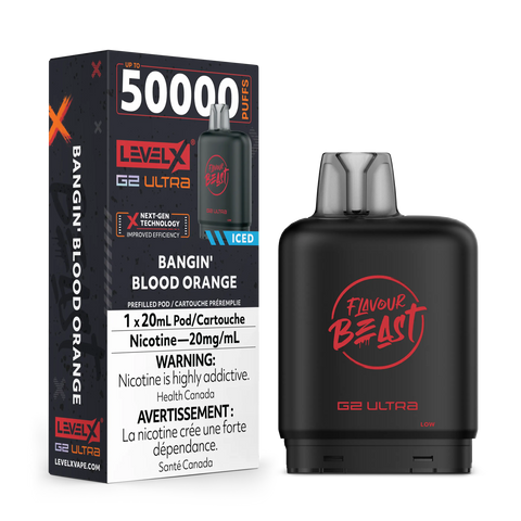Level X G2 Ultra - Flavour Beast | Vape Cloud Canada Pacific Smoke 20mg ON Tax / Bangin' Blood Orange 34.99  Vape Cloud