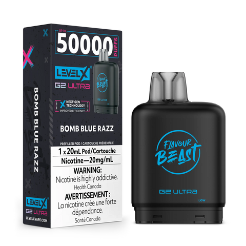 Level X G2 Ultra - Flavour Beast | Vape Cloud Canada Pacific Smoke 20mg ON Tax / Bomb Blue Razz 34.99  Vape Cloud