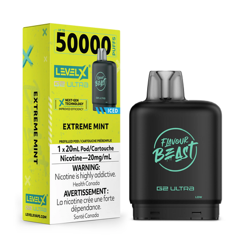 Level X G2 Ultra - Flavour Beast | Vape Cloud Canada Pacific Smoke 20mg ON Tax / Extreme Mint 34.99  Vape Cloud