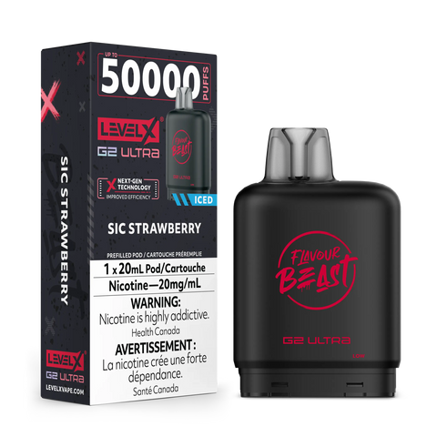 Level X G2 Ultra - Flavour Beast | Vape Cloud Canada Pacific Smoke 20mg ON Tax / Sic Strawberry 34.99  Vape Cloud