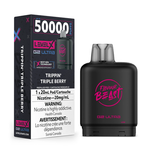 Level X G2 Ultra - Flavour Beast | Vape Cloud Canada Pacific Smoke 20mg ON Tax / Trippin' Triple Berry 34.99  Vape Cloud