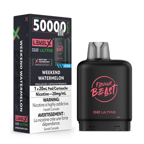 Level X G2 Ultra - Flavour Beast | Vape Cloud Canada Pacific Smoke 20mg ON Tax / Weekend Watermelon 34.99  Vape Cloud