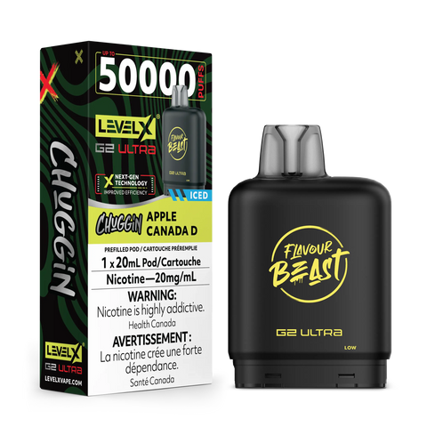 Level X G2 Ultra - Flavour Beast | Vape Cloud Canada Pacific Smoke 20mg ON Tax / (Chuggin') Apple Canada D (ICED) 34.99  Vape Cloud