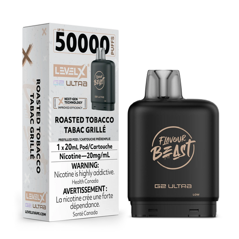 Level X G2 Ultra - Flavour Beast | Vape Cloud Canada Pacific Smoke 20mg ON Tax / Roasted Tobacco 34.99  Vape Cloud