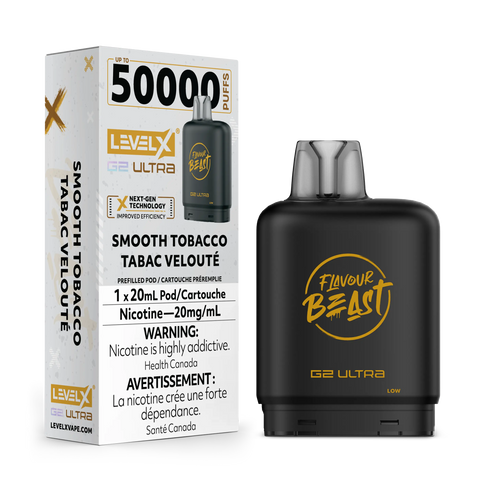 Level X G2 Ultra - Flavour Beast | Vape Cloud Canada Pacific Smoke 20mg ON Tax / Smooth Tobacco 34.99  Vape Cloud