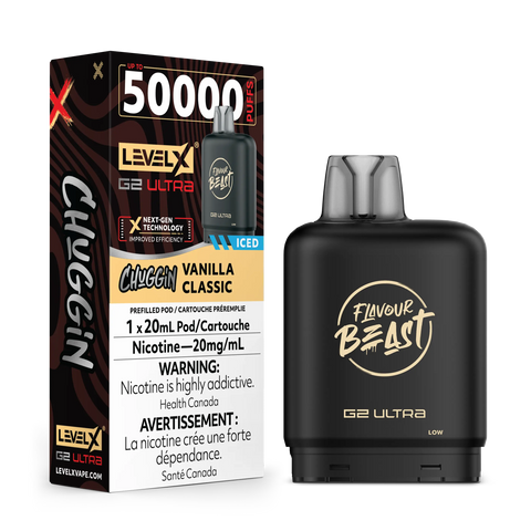 Level X G2 Ultra - Flavour Beast | Vape Cloud Canada Pacific Smoke 20mg ON Tax / (Chuggin') Vanilla Classic (ICED) 34.99  Vape Cloud
