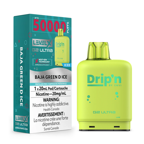 Level X G2 Ultra Flavour Beast Unleashed / Drip'n | Vape Cloud Canada Pacific Smoke 20mg ON Tax / Baja Green D Ice 34.99  Vape Cloud