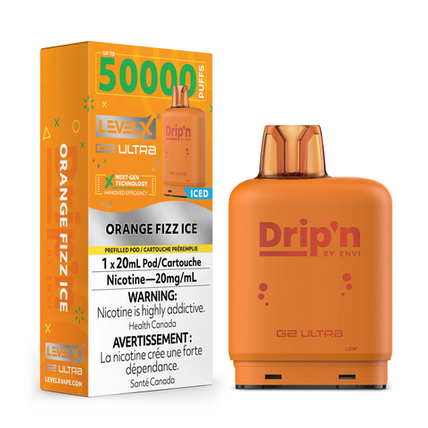 Level X G2 Ultra Flavour Beast Unleashed / Drip'n | Vape Cloud Canada Pacific Smoke 20mg ON Tax / Orange Fizz Iced 34.99  Vape Cloud