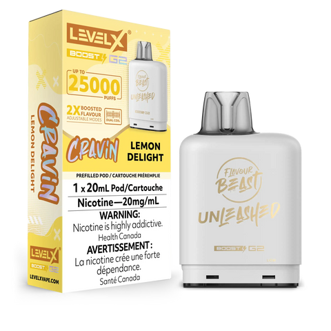 Level X Boost - Flavour Beast Unleashed - Vape Cloud Canada Pacific Smoke 20mg ON Tax / Lemon Delight 31.99  Vape Cloud
