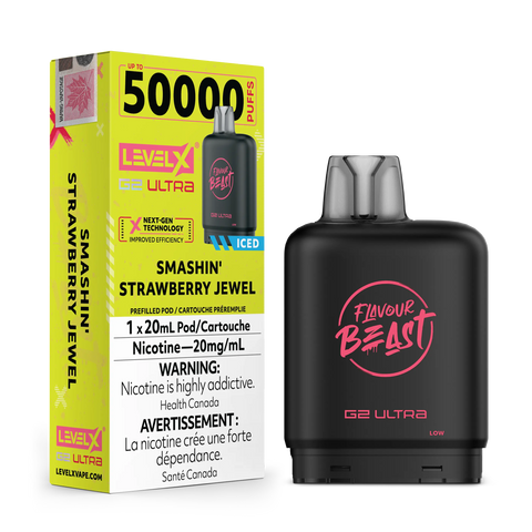 Level X G2 Ultra - Flavour Beast | Vape Cloud Canada Pacific Smoke 20mg-ON-Tax-Smashin-Strawberry-Jewel 34.99  Vape Cloud
