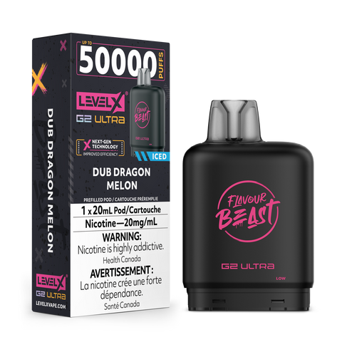 Level X G2 Ultra - Flavour Beast | Vape Cloud Canada Pacific Smoke 20mg ON Tax / Dub Dragon Melon Iced 34.99  Vape Cloud
