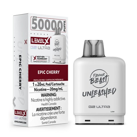 Level X G2 Ultra Flavour Beast Unleashed / Drip'n | Vape Cloud Canada Pacific Smoke 20mg ON Tax / Epic Cherry 34.99  Vape Cloud