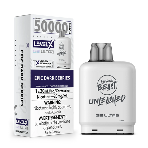 Level X G2 Ultra Flavour Beast Unleashed / Drip'n | Vape Cloud Canada Pacific Smoke 20mg ON Tax / Epic Dark Berries 34.99  Vape Cloud