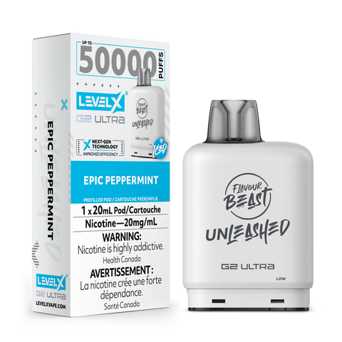Level X G2 Ultra Flavour Beast Unleashed / Drip'n | Vape Cloud Canada Pacific Smoke 20mg ON Tax / Epic Peppermint Iced 34.99  Vape Cloud