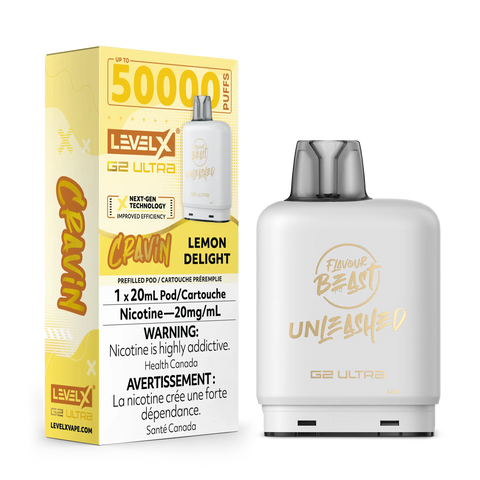 Level X G2 Ultra Flavour Beast Unleashed / Drip'n | Vape Cloud Canada Pacific Smoke 20mg ON Tax / Cravin' Lemon Delight 34.99  Vape Cloud
