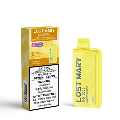 Lost Mary MO10k Lemon Berry 10,000 Puffs 18mL Capacity Vape Cloud Lost Mary MO10k Lemon Berry 10,000 Puffs 18mL Capacity Vape Cloud