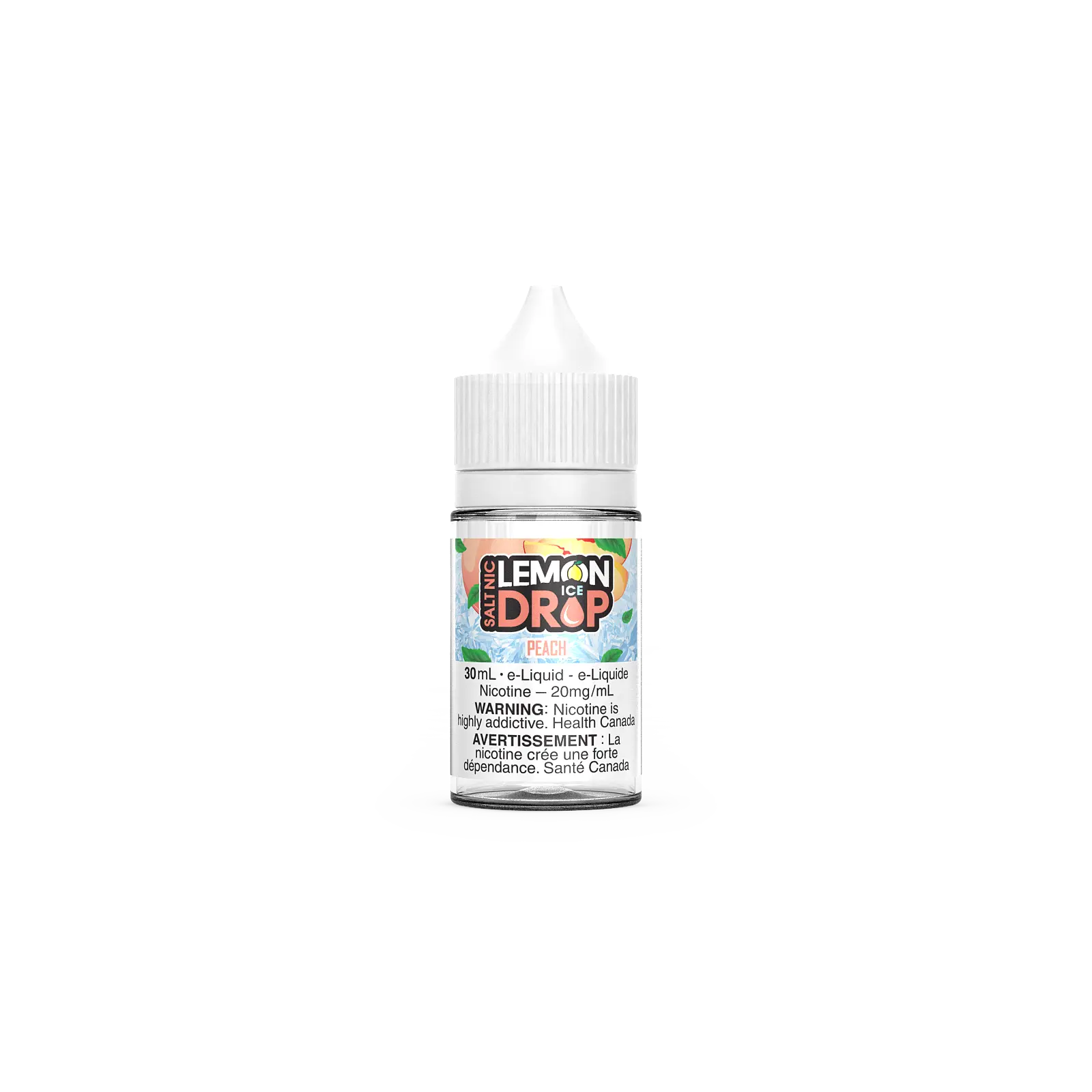 Saveur citron et sel de nicotine - Pêche glacée (30 ml) | Vape Canada