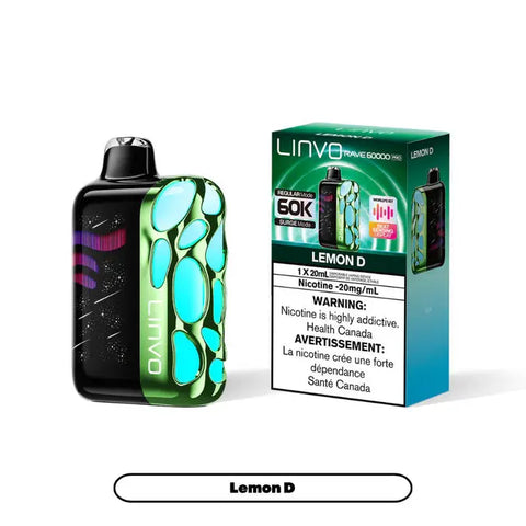 Linvo Rave 60K Pro Disposable Nimbus Distro Lemon-D 41.99  Vape Cloud