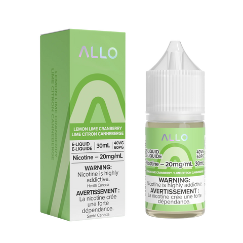 Allo E-Liquid (Salt 30mL) Pacific Smoke 20mg ON Tax / Lemon Lime Cranberry 30.50  Vape Cloud