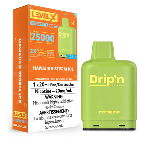 Level X Boost - Drip'n - Hawaiian Storm Ice | Vape Cloud Canada Pacific Smoke    Vape Cloud