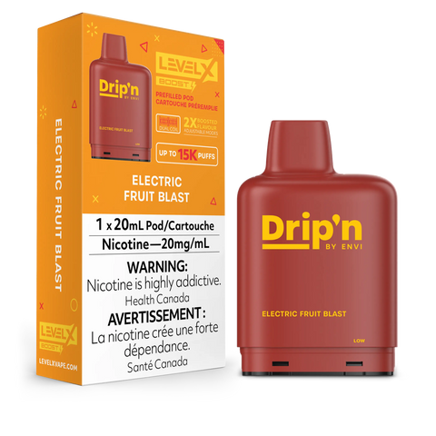 Level X Boost - Drip'n - Electric Fruit Blast | Vape Cloud Canada Pacific Smoke    Vape Cloud