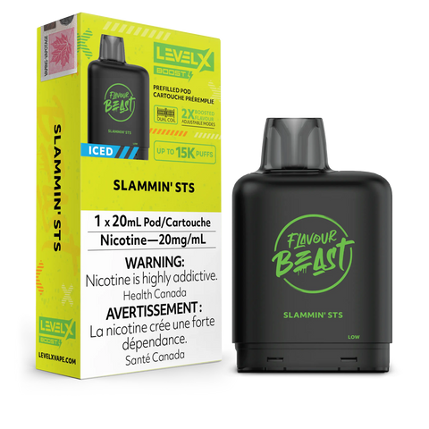 Level X Boost & Drip'n 15k Pods *ONLINE ONLY CLEARANCE* Pacific Smoke 20mg / Slammin’ STS Iced 12.99  Vape Cloud