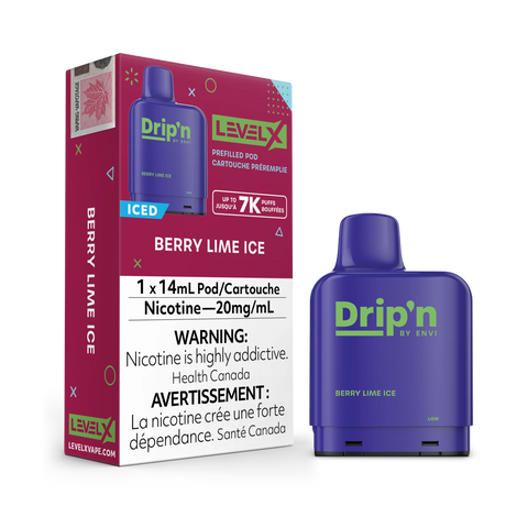 Level X 7k - Flavour Beast & Drip'n Premium *ONLINE ONLY CLEARANCE* Pacific Smoke 20mg / Berry Lime Ice / Flavour Beast & Drip'n Pre 11.99  Vape Cloud