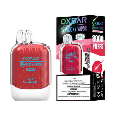 Oxbar 8K Disposable - Lychee Watermelon *ONLINE CLEARANCE SALE ONLY* Nimbus Distro    Vape Cloud