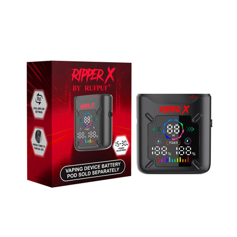 Ripper X Ultra Battery GCore Black and Red 12.35  Vape Cloud