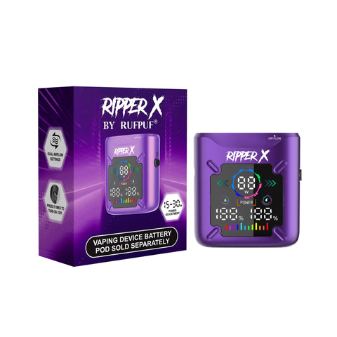 Ripper X Ultra Battery GCore Metallic Purple 12.35  Vape Cloud