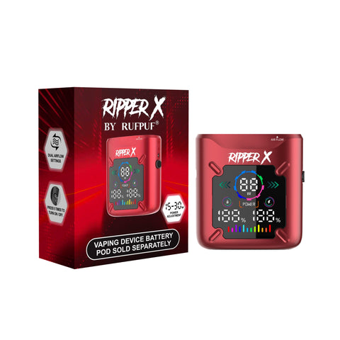 Ripper X Ultra Battery GCore Red 12.35  Vape Cloud