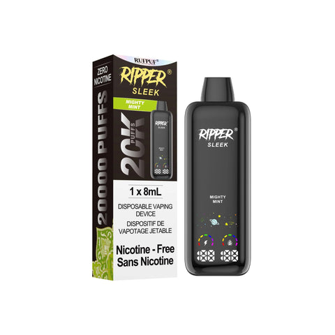Ripper SLEEK Zero Nic Disposable (20k Puff) 0 mg | Vape Cloud Canada Ripper SLEEK Zero Nic Disposable (20k Puff) 0 mg | Vape Cloud Canada