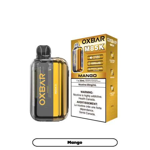 Oxbar M85K | Vape Cloud Canada Nimbus Distro Mango 45.99  Vape Cloud