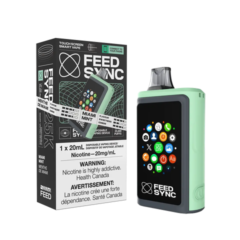 FEED SYNC 25k | Vape Cloud Canada Smoke Arsenal 20mg ON Tax / Miami Mint 40.50  Vape Cloud