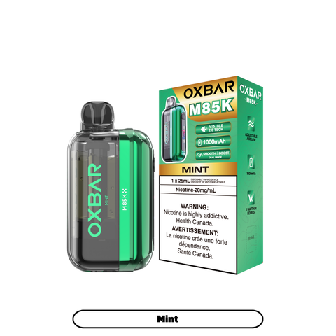Oxbar M85K | Vape Cloud Canada Nimbus Distro Mint 45.99  Vape Cloud