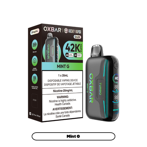 Rocky Vapor Oxbar G42K | Vape Cloud Canada Nimbus Distro 20mg ON Tax / Mint G 41.99  Vape Cloud