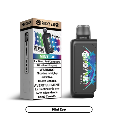 OxBar X Rocky Vapor - Svopp 32k | Vape Cloud Canada Nimbus Distro 20mg ON Tax / Mint Ice 33.99  Vape Cloud