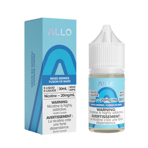 Allo E-Liquid (Salt 30mL) Pacific Smoke 20mg ON Tax / Mixed Berries 30.50  Vape Cloud