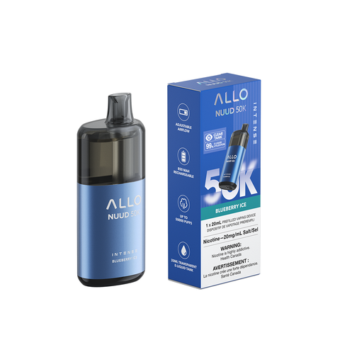 ALLO Intense NUUD 50k Smoke Arsenal Blueberry Ice 41.99  Vape Cloud