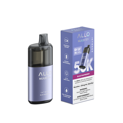 ALLO Intense NUUD 50k Smoke Arsenal Blue Raspberry 41.99  Vape Cloud