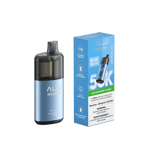 ALLO Intense NUUD 50k Smoke Arsenal Blue Raspberry Lemon 41.99  Vape Cloud