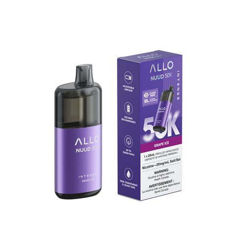ALLO Intense NUUD 50k Smoke Arsenal Grape Ice 41.99  Vape Cloud
