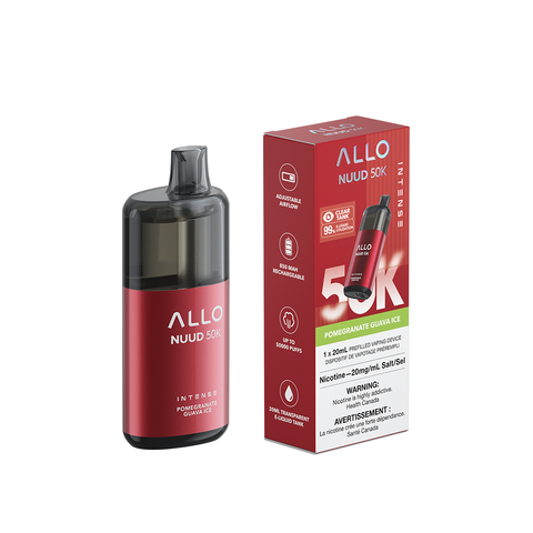 ALLO Intense NUUD 50k Smoke Arsenal Pomegranate Guava Ice 41.99  Vape Cloud