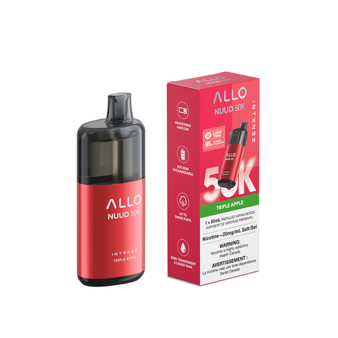 ALLO Intense NUUD 50k Smoke Arsenal Triple Apple 41.99  Vape Cloud