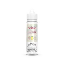 Naked100 Ice Lava Flow vape e-liquid bottle by Valor, 60ml, featuring icy fruit flavor in a clear vape liquid bottle.