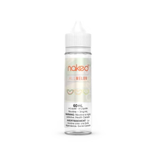 Valor Naked100 All Melon freebase e-liquid 60ml bottle with vibrant melon flavor for vaping.