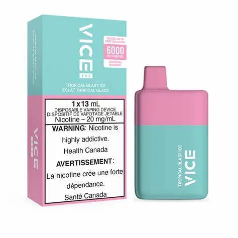 Vice Box Disposable | Vape Cloud Canada Valor 20mg-ON-Tax-Tropical-Blast-Ice 25.99  Vape Cloud