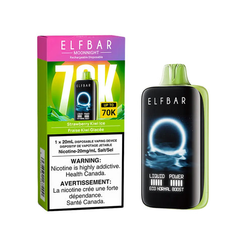Elf Bar MoonNight 70k | Vape Cloud Canada Smoke Arsenal Strawberry Kiwi Ice 38.99  Vape Cloud