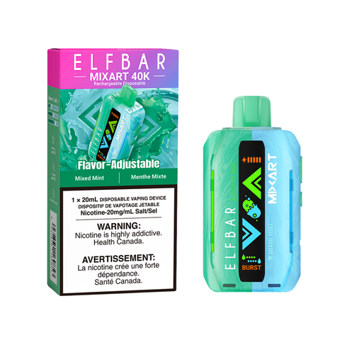 Elf Bar MixArt 40K | Vape Cloud Canada Smoke Arsenal Mixed-Mint 41.99  Vape Cloud