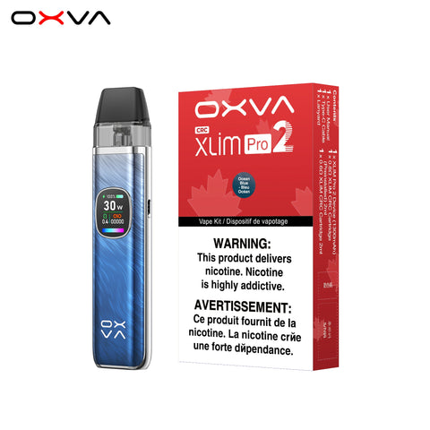 Oxva Slim Pro Pod Kit 2 | Vape Cloud Canada Nimbus Distro Ocean Blue 35.00  Vape Cloud